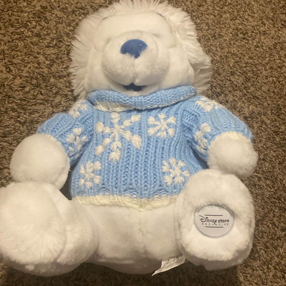 Rare Disney Sweater White Pooh